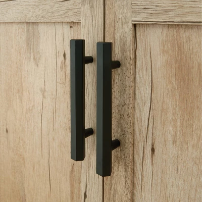 Mason Peak 2 Door Office Storage Cabinet Prime Oak - Sauder 5 Mason Peak 2 Door Office Storage Cabinet Prime Oak - Sauder - Image 3