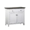 Saint Birch Olivia 2-Door Storage Cabinet, Gray Oak -Living Room Furniture GUEST 23acb274 d228 4df9 8780 73d3afa5d37f