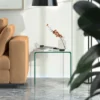 Costway Tempered Glass End Table Transparent Sofa Side Accent Table Living Room -Living Room Furniture GUEST 2814f81c 6fed 418c 8532 ffda20f117c3