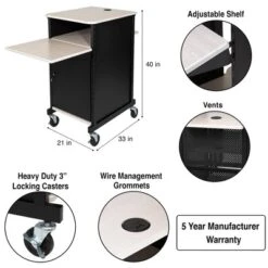 Jumbo Presentation Lecture Podium Cart Ivory Woodgrain/Black - Hampden Furnishings 15 Jumbo Presentation Lecture Podium Cart Ivory Woodgrain/Black - Hampden Furnishings -Living Room Furniture GUEST 289f897c c23d 4965 a7c0 d2d645218cc5