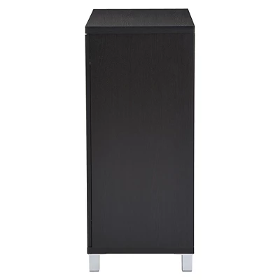 Marcy Modern And Contemporary Wood Entryway Storage Sideboard Cabinet - Baxton Studio 5 Marcy Modern And Contemporary Wood Entryway Storage Sideboard Cabinet - Baxton Studio - Image 3