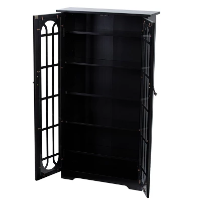 Monsaro Media Cabinet Black - Aiden Lane 10 Monsaro Media Cabinet Black - Aiden Lane - Image 8