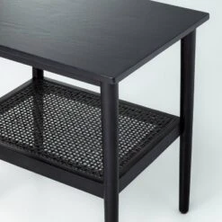 Wood & Cane Square Accent Side Table - Hearth & Hand™ With Magnolia -Living Room Furniture GUEST 2fec86c2 46f8 4bc8 b6c1 4905ec94127a