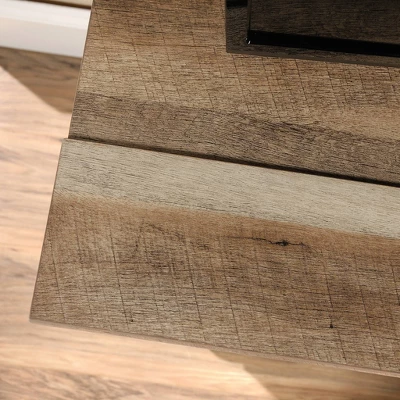 Cannery Bridge Fireplace TV Stand For TVs Up To 60" Lintel Oak - Sauder 4 Cannery Bridge Fireplace TV Stand For TVs Up To 60" Lintel Oak - Sauder - Image 2