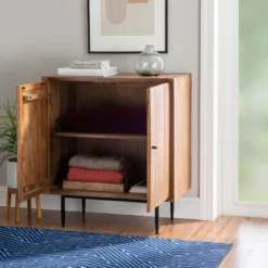 Mercada Cabinet Brown - Powell Company -Living Room Furniture GUEST 4103e817 1381 446c 8de5 0a68016c2bb4