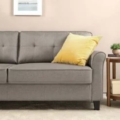 78.7" Sayan Sofa Sand Gray - Zinus