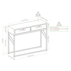 Faux Shagreen Modern 2 Drawer Entry Table - Saracina Home 15 Faux Shagreen Modern 2 Drawer Entry Table - Saracina Home -Living Room Furniture GUEST 4aa04f70 49b4 4cd7 b888 323ed46f204a