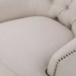 Tafton Club Chair And Ottoman - Natural - Christopher Knight Home -Living Room Furniture GUEST 55b177c2 ec42 47ac 8e43 82bfd90bed98