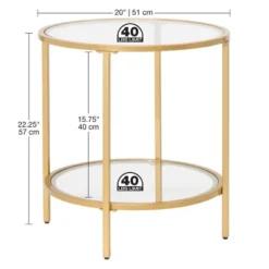 20" Round Camber Elite End Table - Studio Designs -Living Room Furniture GUEST 5915795f 4895 4567 9acd 24584f42b48a