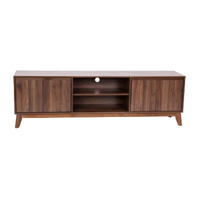 Flash Furniture Hatfield Mid-Century Modern TV Stand For Up To 64 Inch TV's - 60 Inch Media Center With Adjustable Center Shelf And Dual Soft Close Doors 13 Flash Furniture Hatfield Mid-Century Modern TV Stand For Up To 64 Inch TV's - 60 Inch Media Center With Adjustable Center Shelf And Dual Soft Close Doors - Image 11