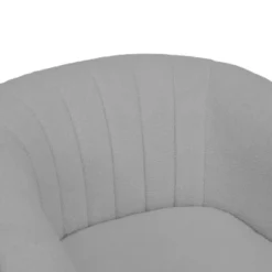 28.75" Monroe Faux Shearing Swivel Tub Chair - Teamson Home -Living Room Furniture GUEST 61f163ee 8f56 49a4 a75f d590dffdbe31