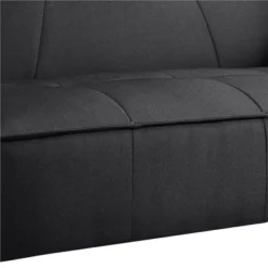 Yaheetech Fabric Futon Sofa Bed With Armrest Adjustable Backrest For Living Room -Living Room Furniture GUEST 63fbcb1c 70f0 4972 8e3c 2d2dcb73704a
