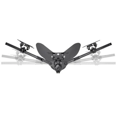 Monoprice Triple Monitor Pyramid Free Standing Desk Mount For 15-30in Monitors | Rotate 360°, Swivel ±60°, Tilt ±12° 4 Monoprice Triple Monitor Pyramid Free Standing Desk Mount For 15-30in Monitors | Rotate 360°, Swivel ±60°, Tilt ±12° - Image 2