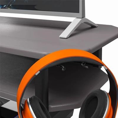 Quest Gaming TV Stand For TVs Up To 65" Gray - Ntense 6 Quest Gaming TV Stand For TVs Up To 65" Gray - Ntense - Image 4