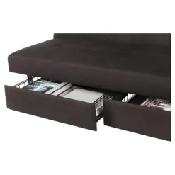 DHP Sola Storage Futon Black - Dorel Home Products -Living Room Furniture GUEST 6b31f289 9874 4ca4 a079 fe08d86229b0
