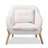 Valentina Velvet Natural Wood Armchair - Baxton Studio -Living Room Furniture GUEST 7cdbe232 c9e2 4830 94d1 f1fd71a532fb
