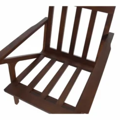 Mid Century Modern Armchair Solid Hardwood Upholstered Accent Chair -Living Room Furniture GUEST 85b78007 48d4 4002 b3bb 245d30960248