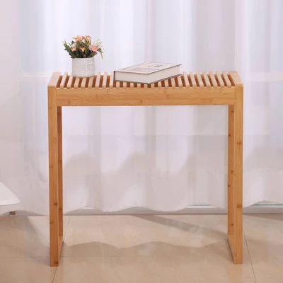 Cambridge Bamboo Entryway Console Table Natural - Proman Products 5 Cambridge Bamboo Entryway Console Table Natural - Proman Products - Image 3