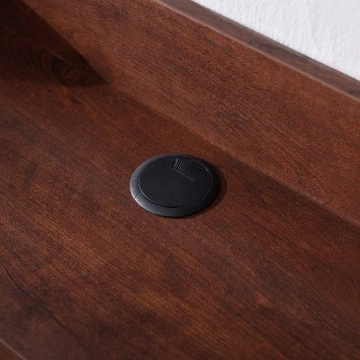 Mater 2 Tiers Open Shelves Floating Console Fits Tv's Up To 65" - HOMES: Inside + Out 7 Mater 2 Tiers Open Shelves Floating Console Fits Tv's Up To 65" - HOMES: Inside + Out - Image 5