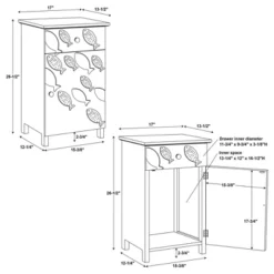 Salina Side Table White - Powell Company -Living Room Furniture GUEST 926e9b3c acdb 40dd a3a1 d3f366242ab4