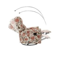 Franciscus Manual Swivel Transitional Glider Recliner With Nailhead Trims And Swivel Base | KARAT HOME -Living Room Furniture GUEST 932744ad d49e 423f 8050 b22f1fba5773