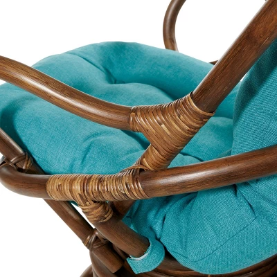 Kauai Rattan Swivel Rocker Chair - OSP Home Furnishings 7 Kauai Rattan Swivel Rocker Chair - OSP Home Furnishings - Image 5