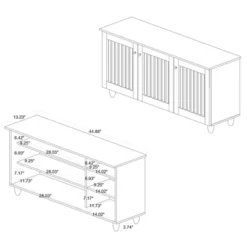 Fernanda Wood 3 Door Cabinet Oak Brown/Black - Baxton Studio 17 Fernanda Wood 3 Door Cabinet Oak Brown/Black - Baxton Studio -Living Room Furniture GUEST 94ed3f1d fcc0 481a bc5e e1e7028ae60a