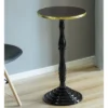 Fabulaxe Round Wooden Side Table, Living Room Accent Pedestal End Table -Living Room Furniture GUEST 9628d2cf 3c06 4b2a 85eb f11a5629dcc2