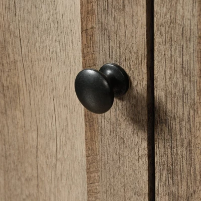 Cannery Bridge Fireplace TV Stand For TVs Up To 60" Lintel Oak - Sauder 6 Cannery Bridge Fireplace TV Stand For TVs Up To 60" Lintel Oak - Sauder - Image 4