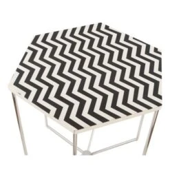Fargo Side Table Black/White - ZM Home 14 Fargo Side Table Black/White - ZM Home -Living Room Furniture GUEST a4255287 1a5a 431f 9ba4 38964ab69497