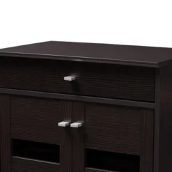 Acadia Modern And Contemporary Finished Shoe Cabinet Dark Brown - Baxton Studio 16 Acadia Modern And Contemporary Finished Shoe Cabinet Dark Brown - Baxton Studio -Living Room Furniture GUEST a4b79db8 0e34 4881 ac09 bc64ecf5f80a