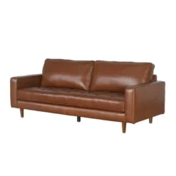 Hobbes Mid-Century Leather Sofa - Abbyson Living -Living Room Furniture GUEST ac65ef4a 9a40 4f57 bf78 973b5e4e6c4b
