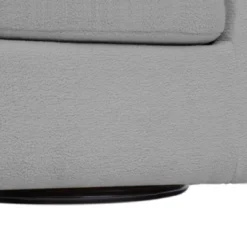 28.75" Monroe Faux Shearing Swivel Tub Chair - Teamson Home -Living Room Furniture GUEST af7a5017 6e82 4cdd a273 3e90154d9a1d