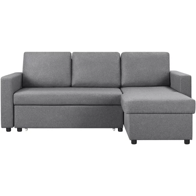 Yaheetech Convertible L-Shaped Sofa Bed With Chaise & Pull Out Bed & Storage 12 Yaheetech Convertible L-Shaped Sofa Bed With Chaise & Pull Out Bed & Storage - Image 10