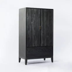 55" Thousand Oaks Wood Scalloped Cabinet - Threshold™ Designed With Studio McGee -Living Room Furniture GUEST bcc03b46 393f 4bcc b96d 49a56a08c810