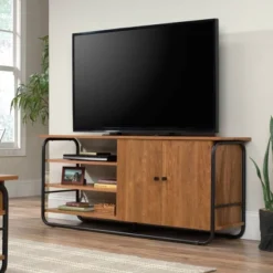 Union Plain Credenza TV Stand For TVs Up To 65" Prairie Cherry - Sauder