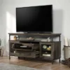 Canal Street Industrial Wood And Metal TV Stand For TVs Up To 65" Carbon Oak - Sauder -Living Room Furniture GUEST df6bcab6 3f10 492d 9978 27adde294b53