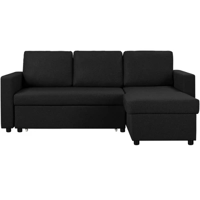 Yaheetech Convertible L-Shaped Sofa Bed With Chaise & Pull Out Bed & Storage 13 Yaheetech Convertible L-Shaped Sofa Bed With Chaise & Pull Out Bed & Storage - Image 11