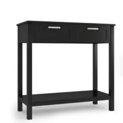 Costway Accent Console Table Entryway Sofa Foyer Table Storage Shelf W/2 Drawers 18 Costway Accent Console Table Entryway Sofa Foyer Table Storage Shelf W/2 Drawers -Living Room Furniture GUEST f30cc319 2c2c 4651 a1a5 b48fa6753d75