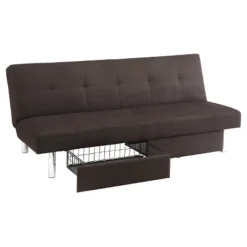 DHP Sola Storage Futon Black - Dorel Home Products
