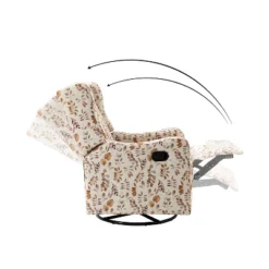 Set Of 2 Bernd Comfy Manual Swivel Glider Recliner With Built-in S-spring And Metal Base | KARAT HOME 16 Set Of 2 Bernd Comfy Manual Swivel Glider Recliner With Built-in S-spring And Metal Base | KARAT HOME -Living Room Furniture GUEST f8e7a7ea a170 4848 93d7 1420b15985cc